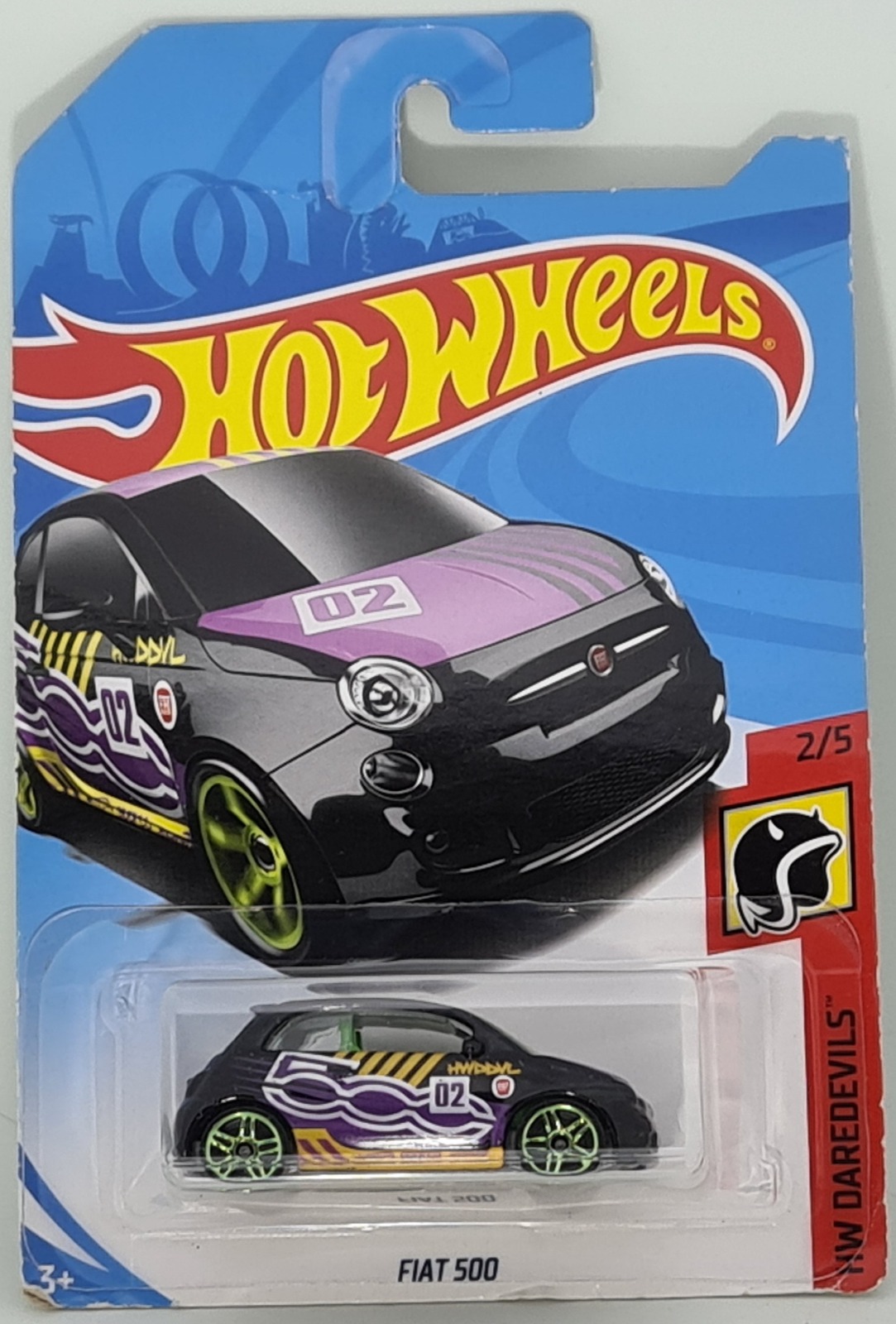 Fiat 500 (Purple)