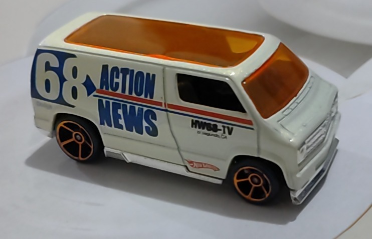 Custom 77 Dodge Van Hot Wheels Delivery Slick Rides Conoco