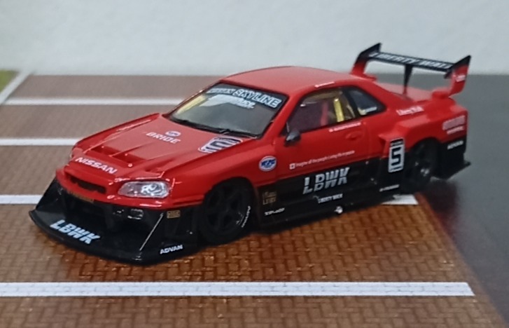 Nissan LB-ER34 Super Silhouette SKYLINE RedBlack