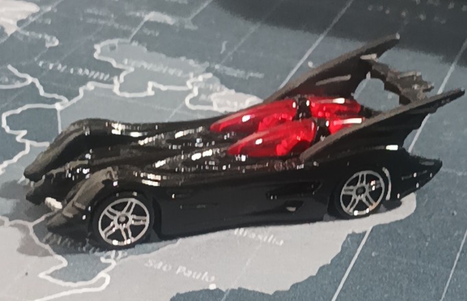 DC Comics Black Batmobile