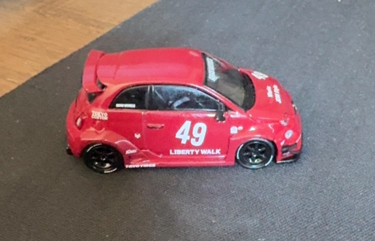 ABARTH 595 LB-WORKS x Abas Works  Pink
