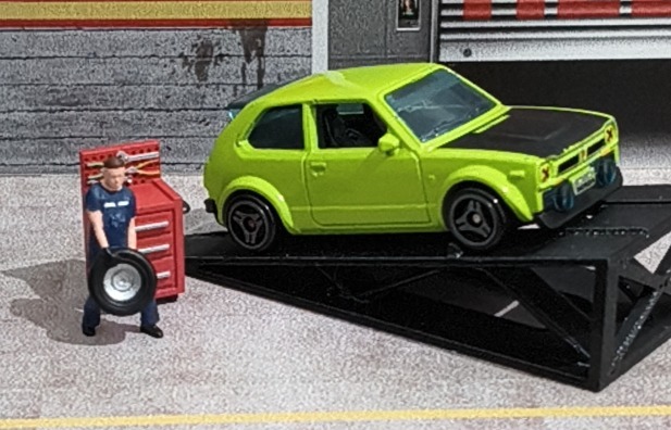 '73 Honda Civic Custom (Lime Green)