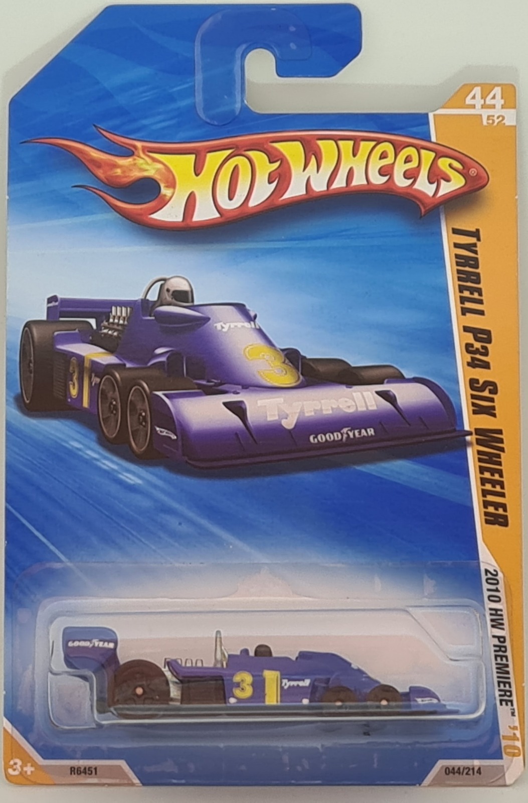 Tyrrell P34 Six Wheeler (Blue)