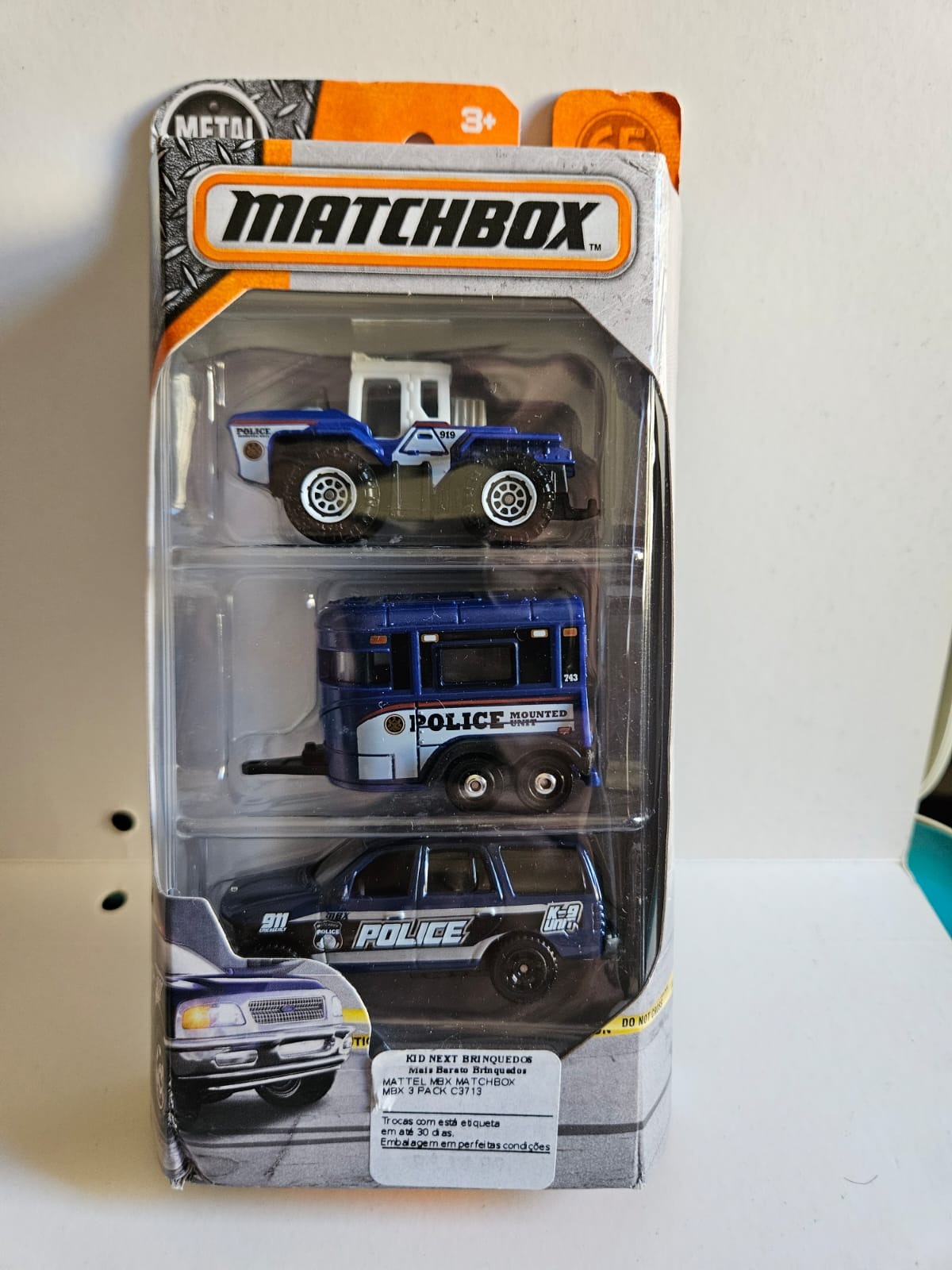 Police themed 3-pack