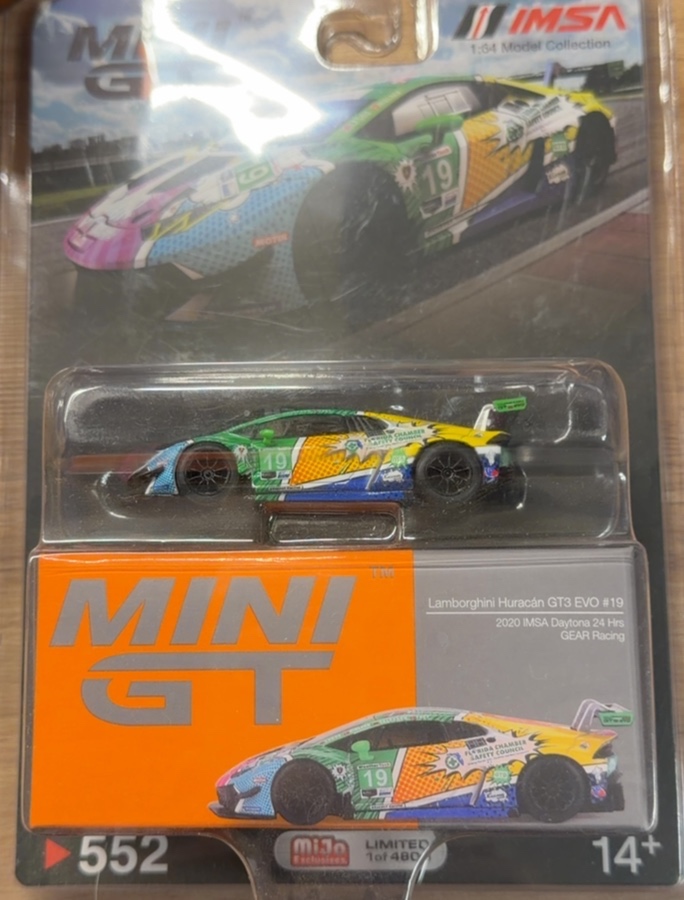 Lamborghini Huracán GT3 EVO #19 GEAR Racing 2020 IMSA Daytona 24 Hrs