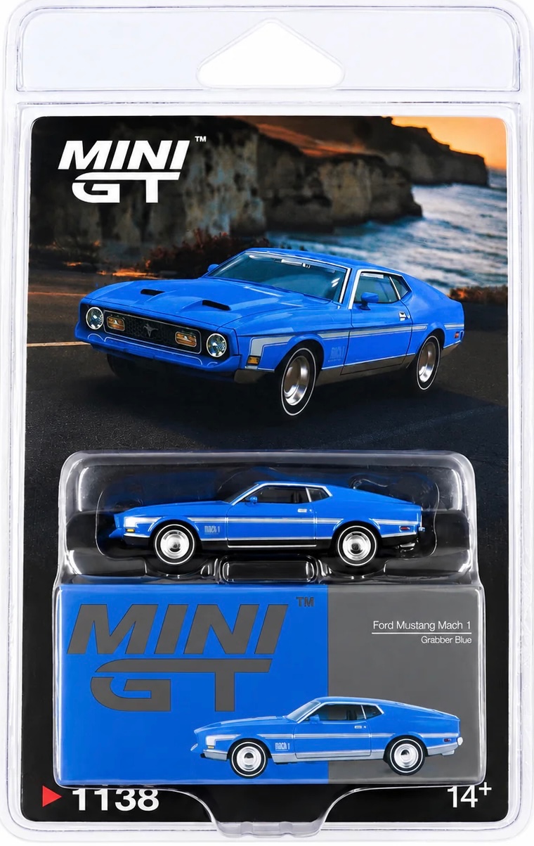 Ford Mustang Mach 1 Grabber Blue