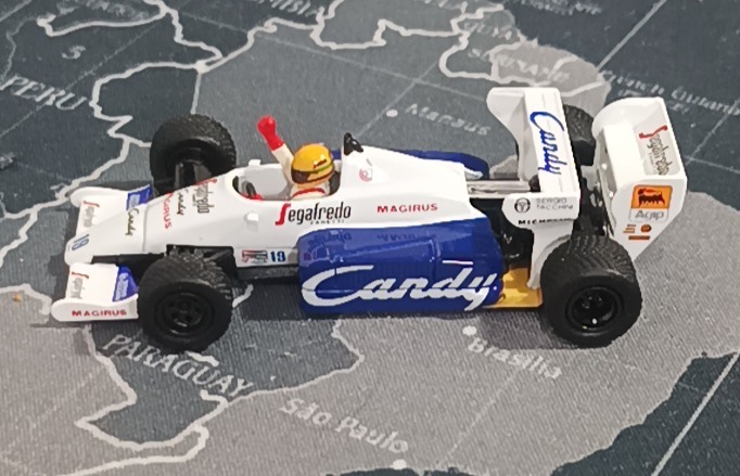 Toleman TG184 #19 Ayrton Senna 1984 Monaco Grand Prix 2nd Place
