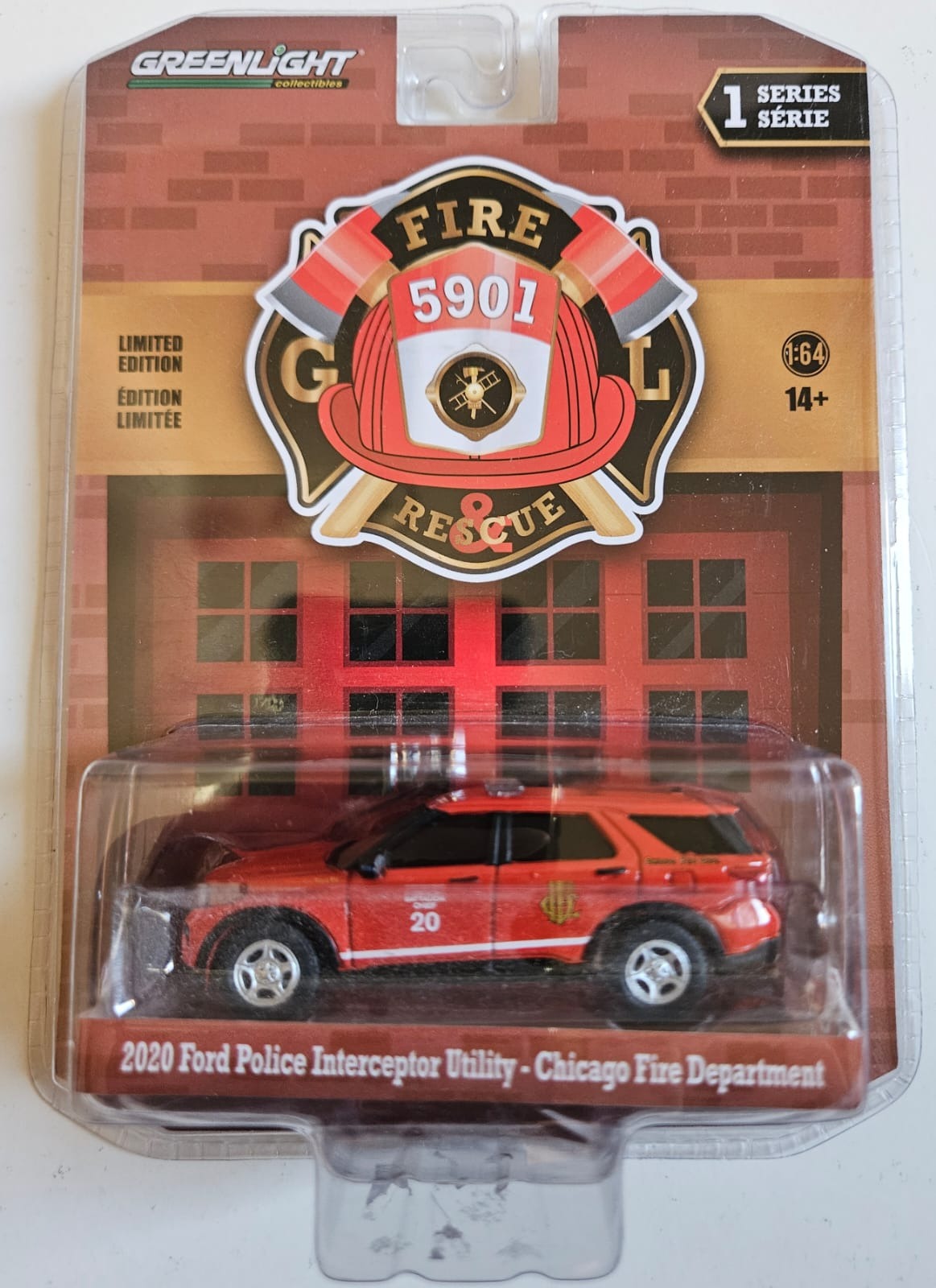 2020 Ford Police Interceptor Utility (versão de Chefe de Batalhão do Corpo de Bombeiros de Chicago / Chicago Fire Department)