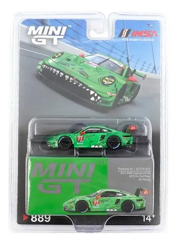 Porsche 911 GT3 R #77 AO Racing 2024 IMSA Daytona 24 Hrs GTD Pro 2nd Place